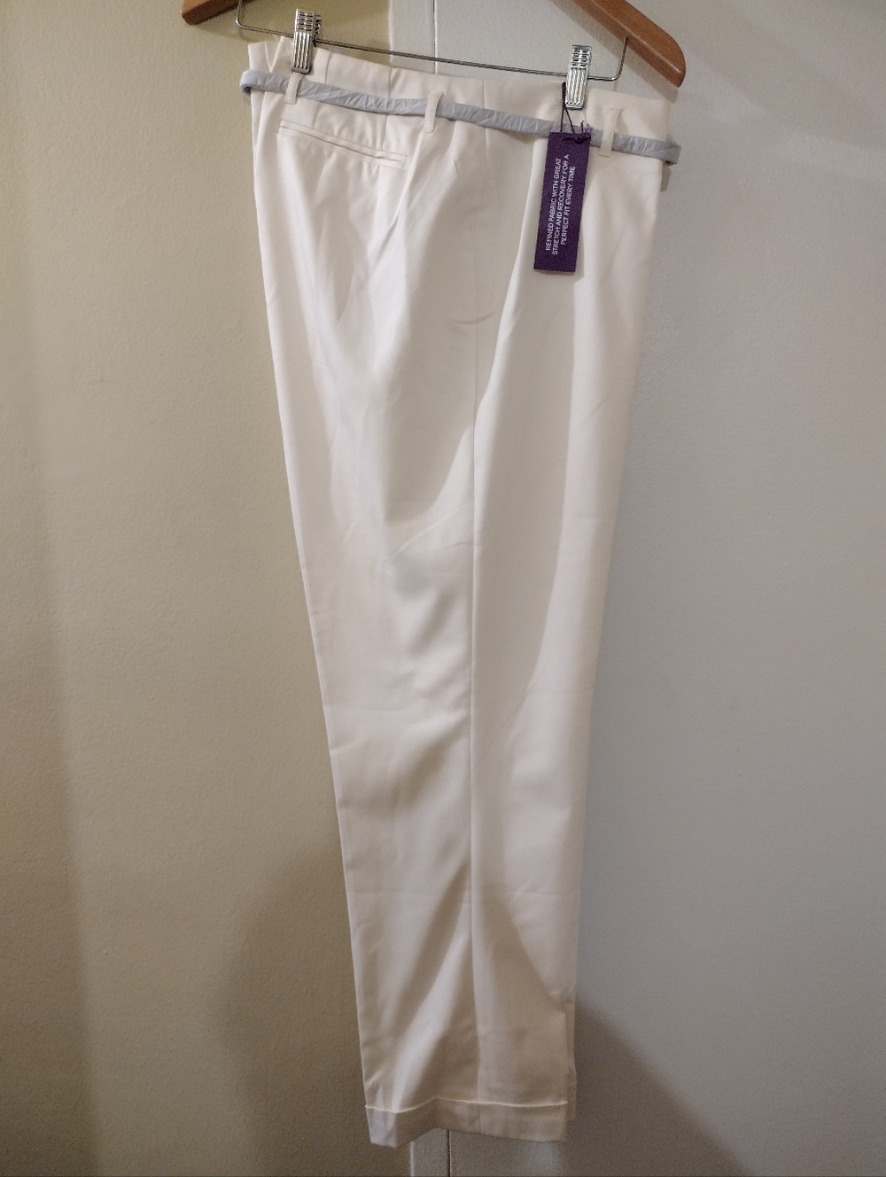 Lane Bryant Belted Double Weave Ankle Pant